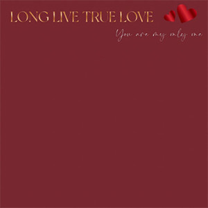 Калька "Long Live True Love" (20л.) - #04 Бордо